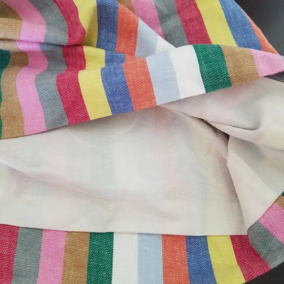 Jcrew Mixed Striped Paper Bag Skirt Size 4 - Picture 5 of 5